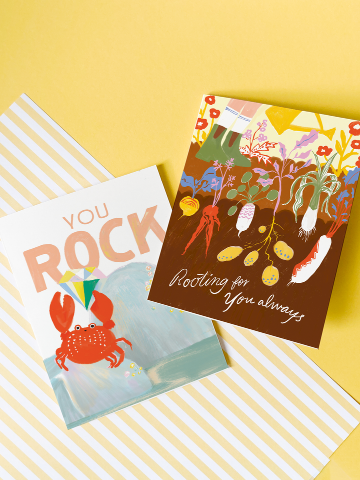 Rooting For You Greeting Card