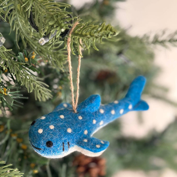 Whale Shark Felt Ornament
