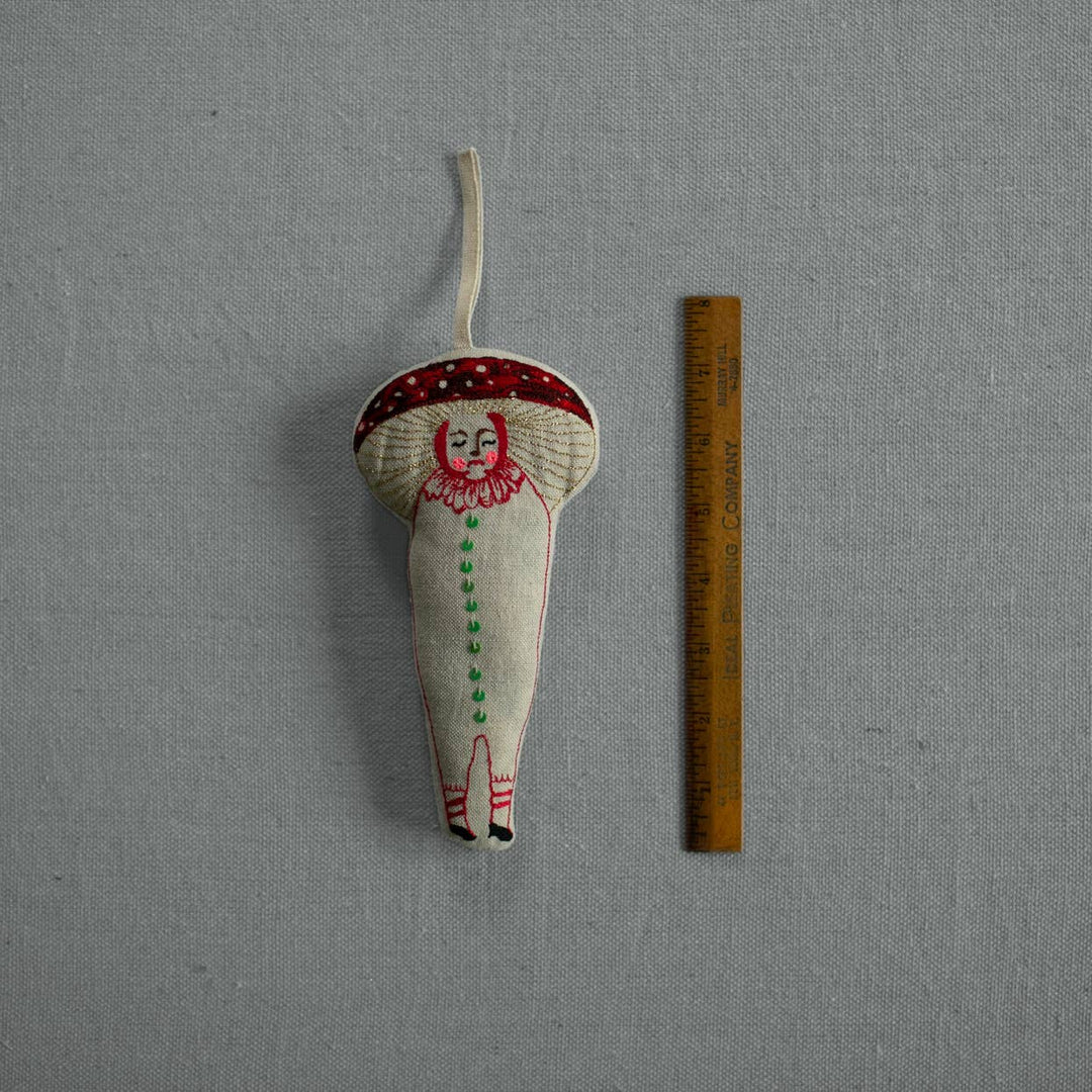 Baby Mushroom Lavender & cotton Filled Ornament