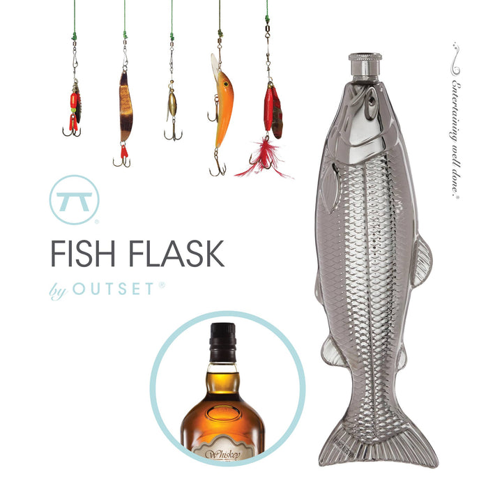 Stainless Steel Fish Travel Flask