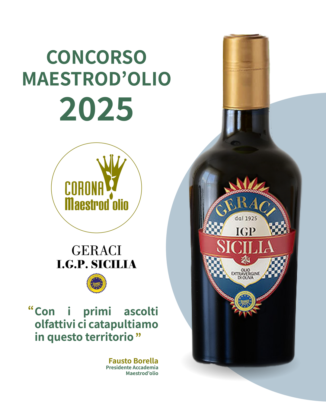 Award Winning Sicilia Extra Virgin Olive Oil