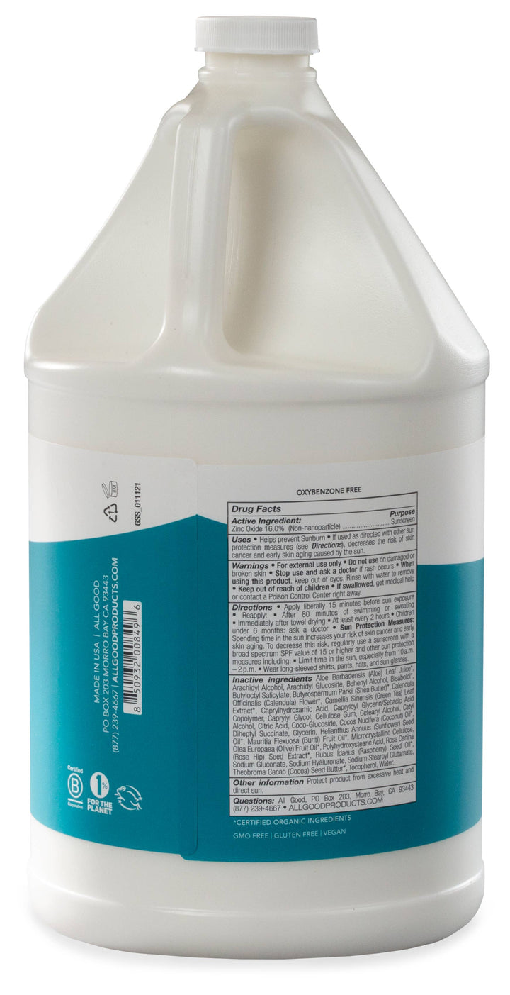 Sunscreen Sport Mineral Lotion SPF 30 | All Good - Bulk Refill