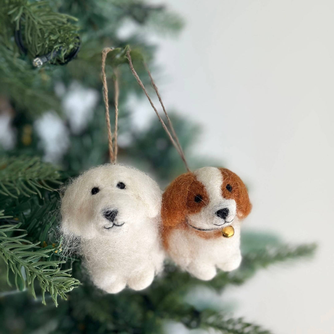 Cavalier King Charles Spaniel Felt Ornament