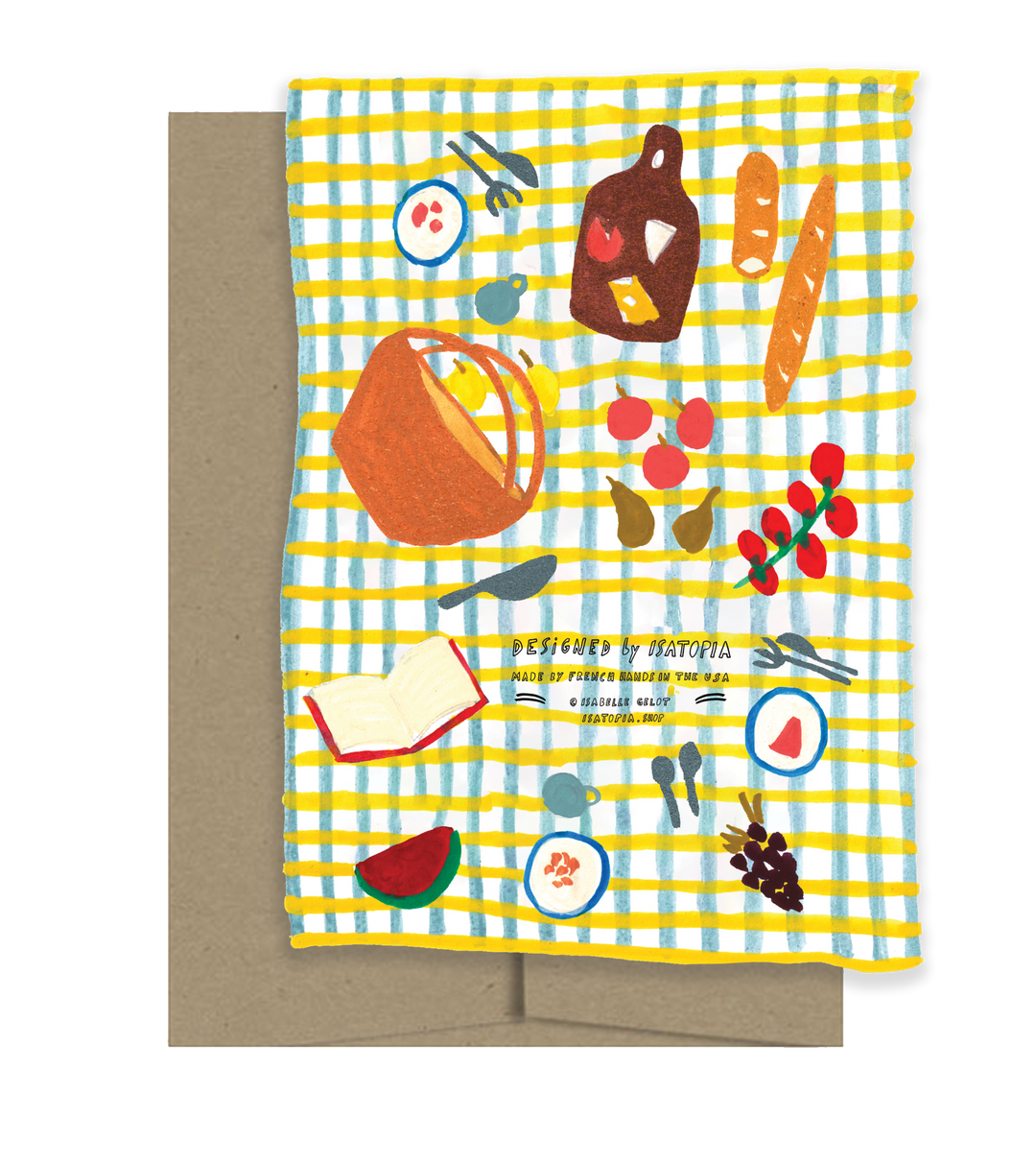Picnic Sunny Days Collection - Die Cut Card