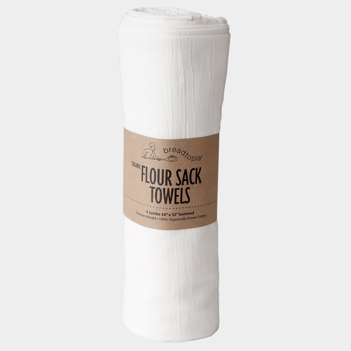 Jumbo Organic Cotton Flour Sack Towels | Set of 4