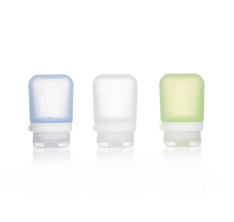 GoToob+ 3-Pack Refillable Silicone Travel Bottles