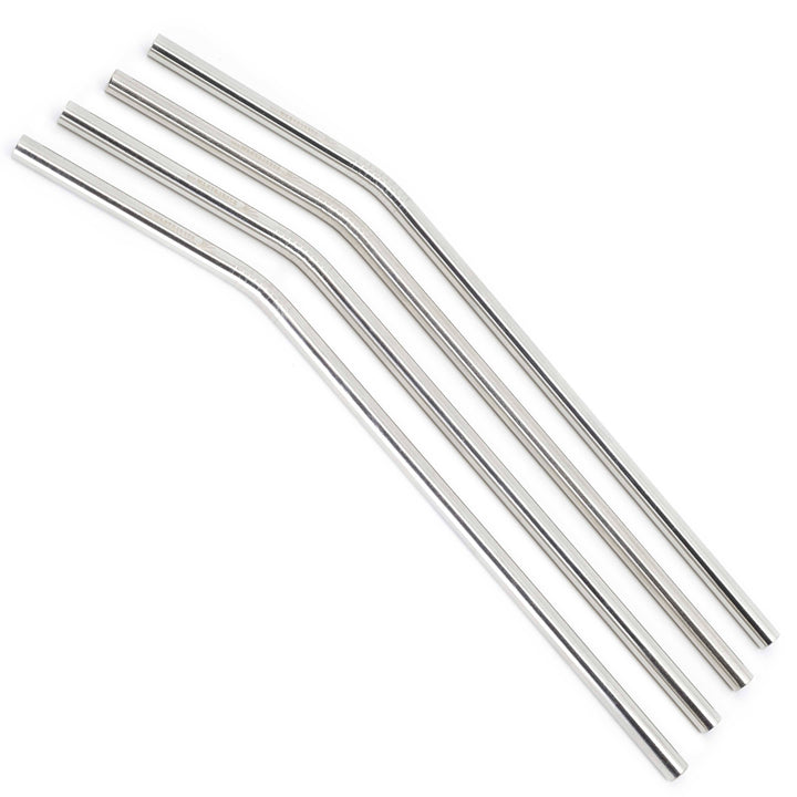 Curved Metal Straws