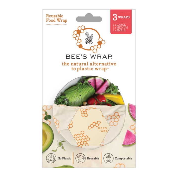 Bee's Wrap Assorted 3 Pack - Honeycomb