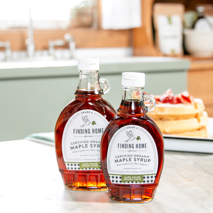 NEW 100 % Pure Organic Maple Syrup 8 oz. Classic Bottle