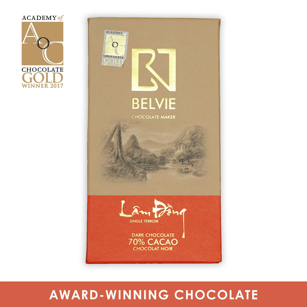 Belvie Dark Chocolate Bar Lam Dong 70% (Single Origin)