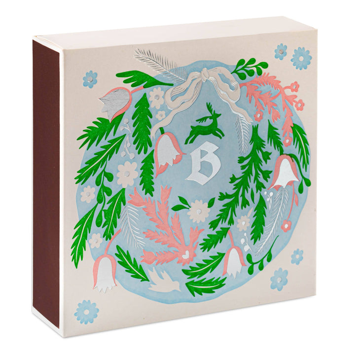 Holiday Wreath Square Matchbox