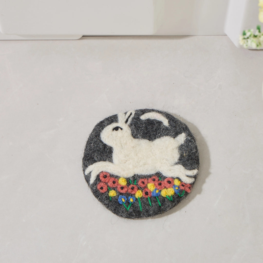 Handmade Wool Coaster - Farm Collection