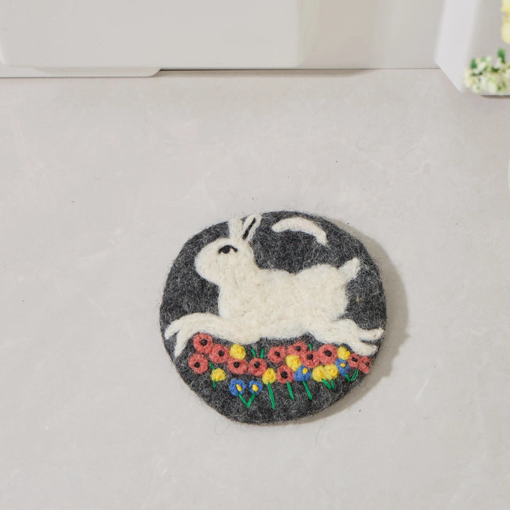 Handmade Wool Coaster - Farm Collection
