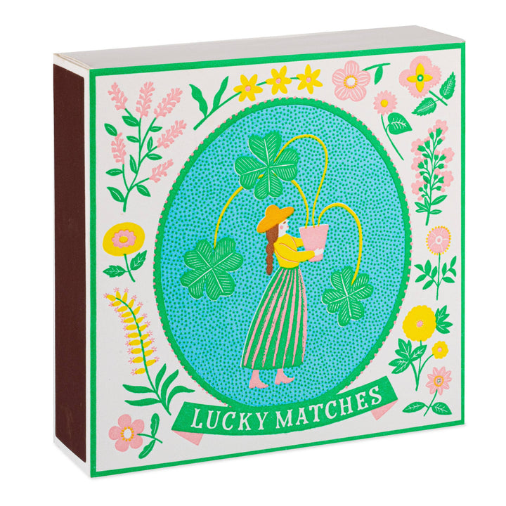 "Lucky Matches" Clover Matchbox