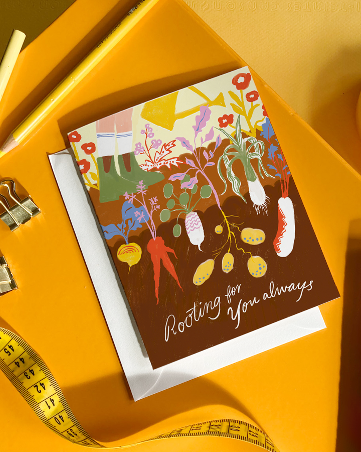 Rooting For You Greeting Card