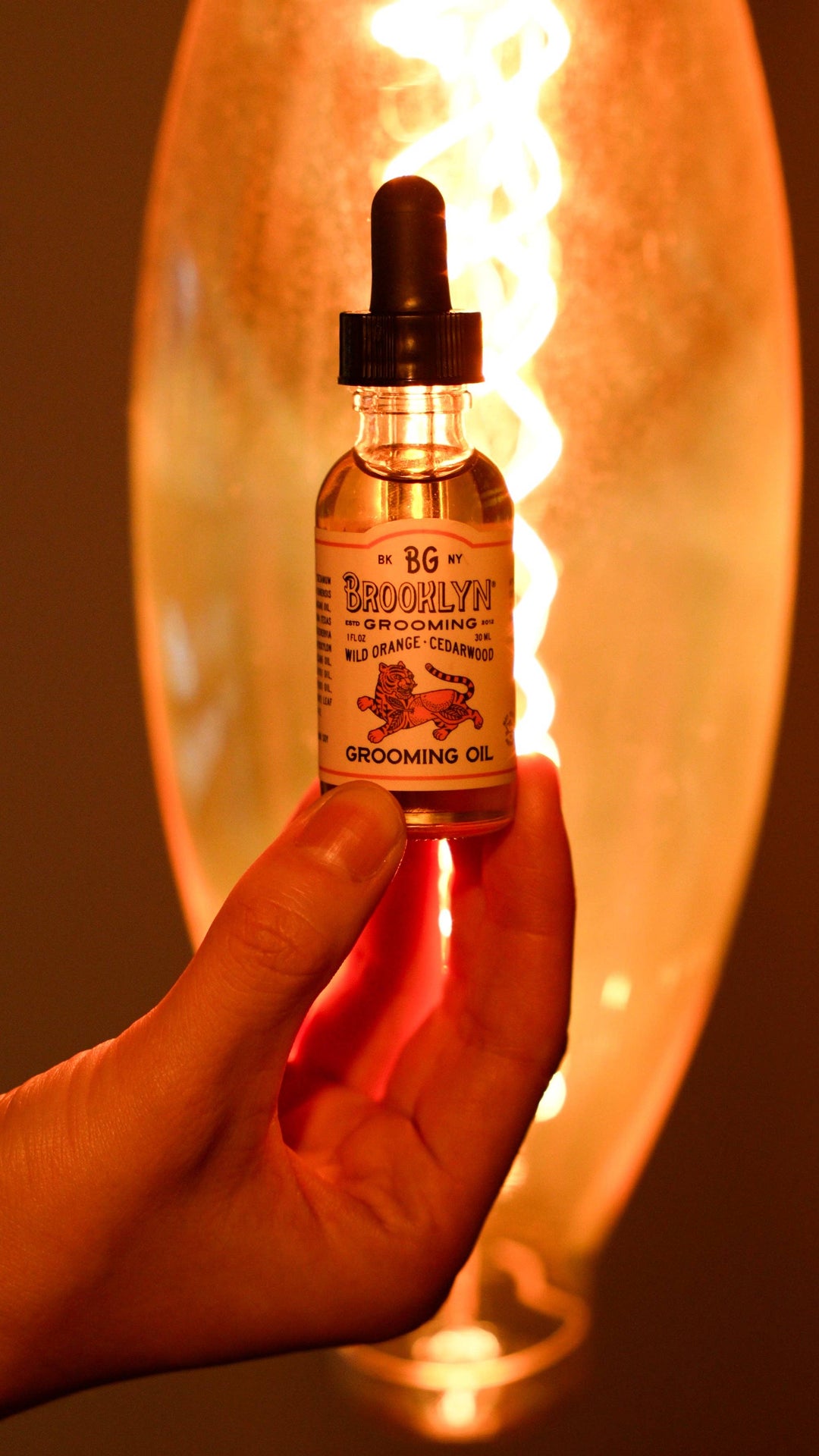 Wild orange and Cedar wood grooming oil