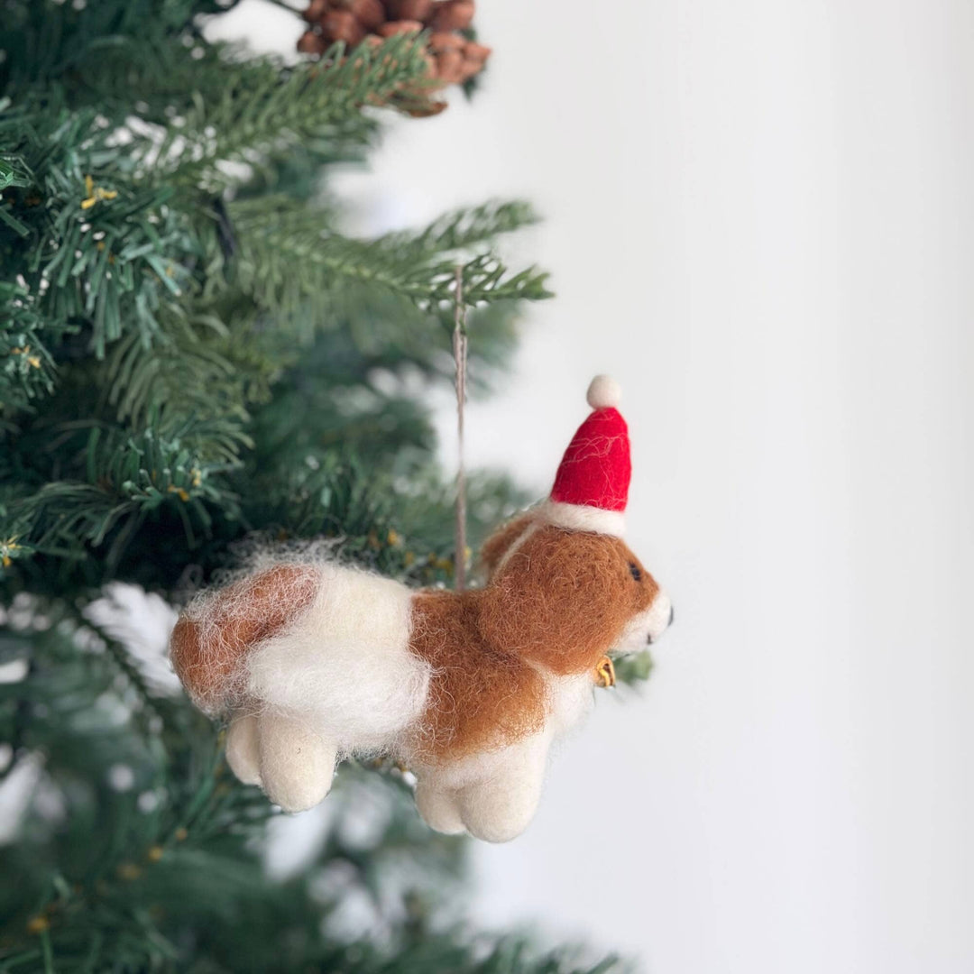 Cavalier King Charles Spaniel Felt Ornament