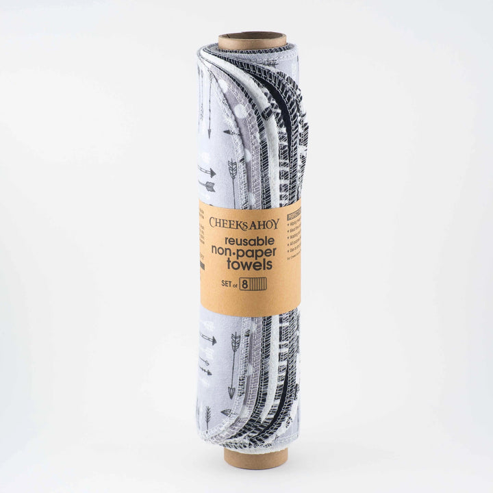 Pre-Rolled Reusable Non•Paper Towels