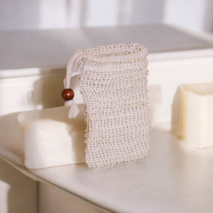 Sisal Soap Bag & Soap Saver