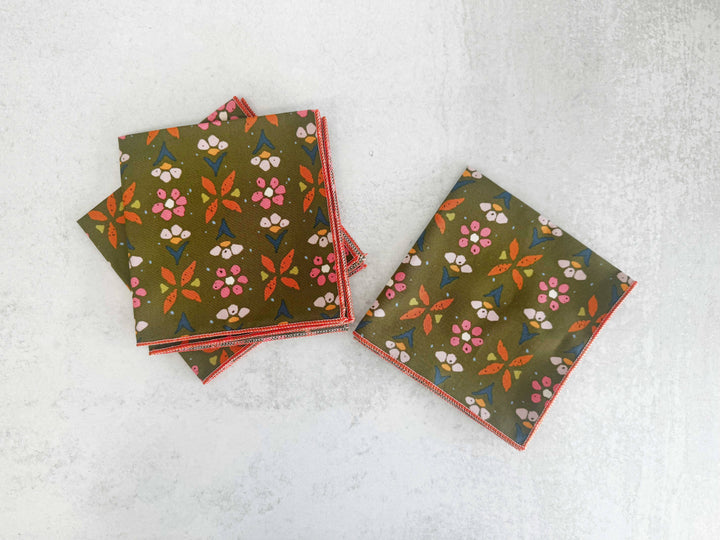 Harvest Wildflower Cloth Napkins