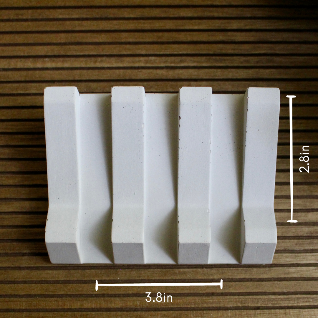 Self-Draining Soap Dish