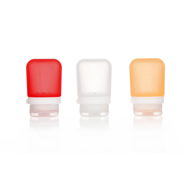 GoToob+ 3-Pack Refillable Silicone Travel Bottles