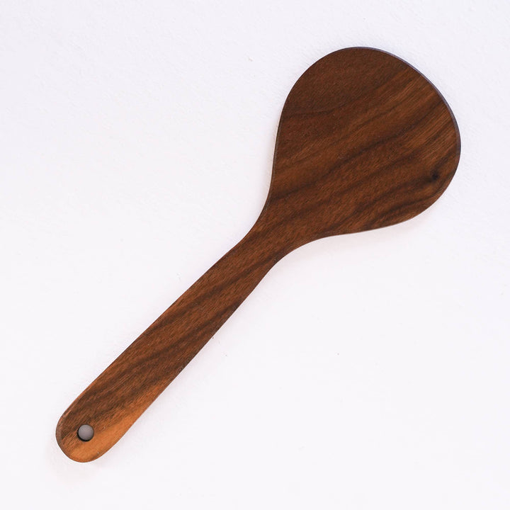 Walnut Rice Paddle Scoop