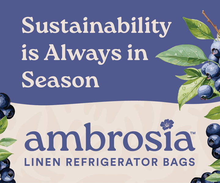 The Berry Bag – Reusable Linen Produce Bag