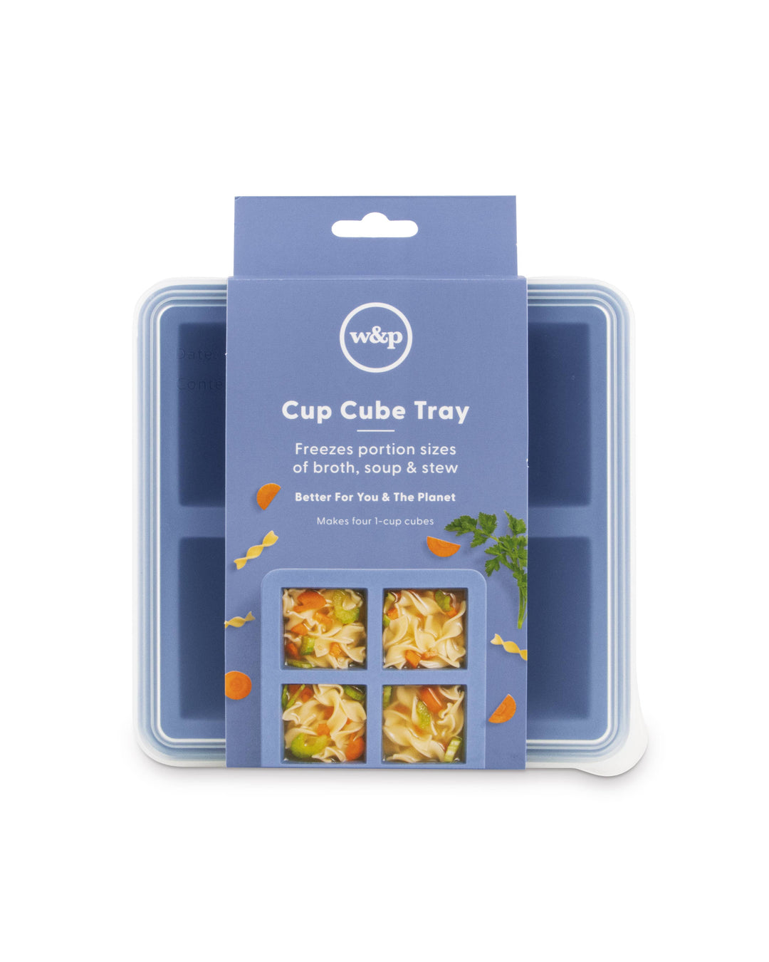 Silicone Food Storage Meal Prep - 6 cube