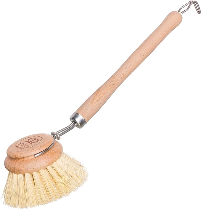 Tampico Bristle Dish Brush - Wood Handle