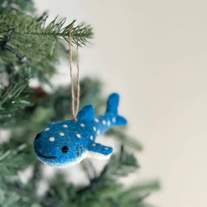 Whale Shark Felt Ornament
