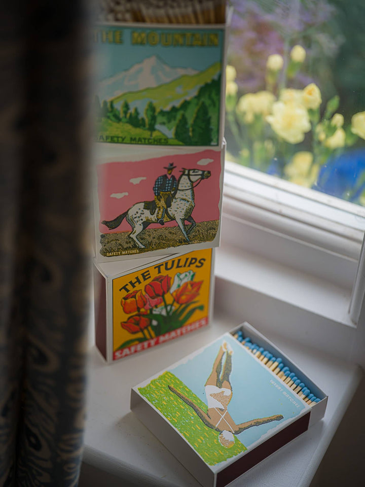 Pink Cowboy Matches |Safety Matches