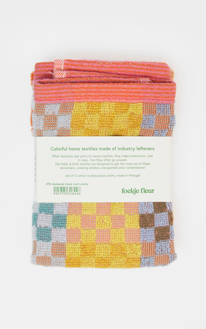 Multi-Purpose Cloth Checkered Duo - 78