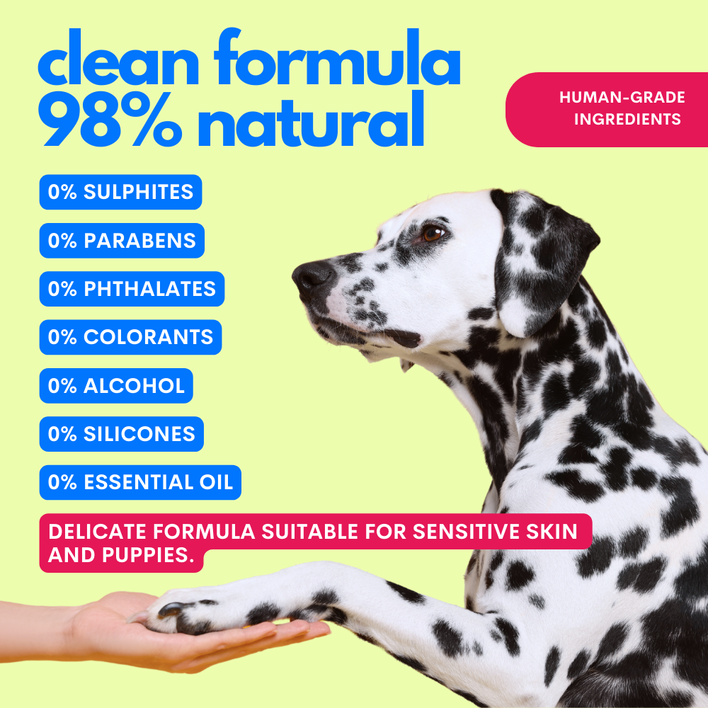 One Two Clean - Dog Cleansing Gel No-Rinse 98% Natural