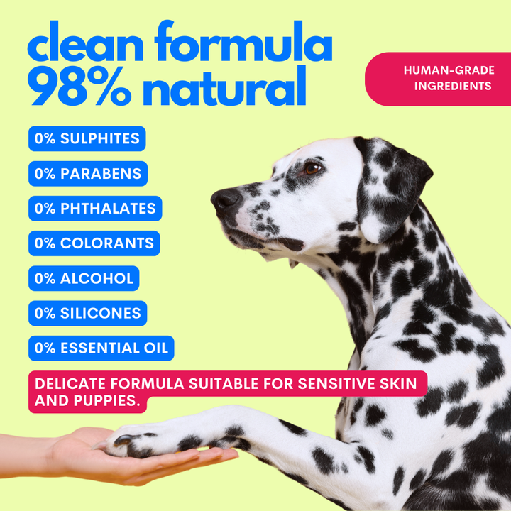 One Two Clean - Dog Cleansing Gel No-Rinse 98% Natural