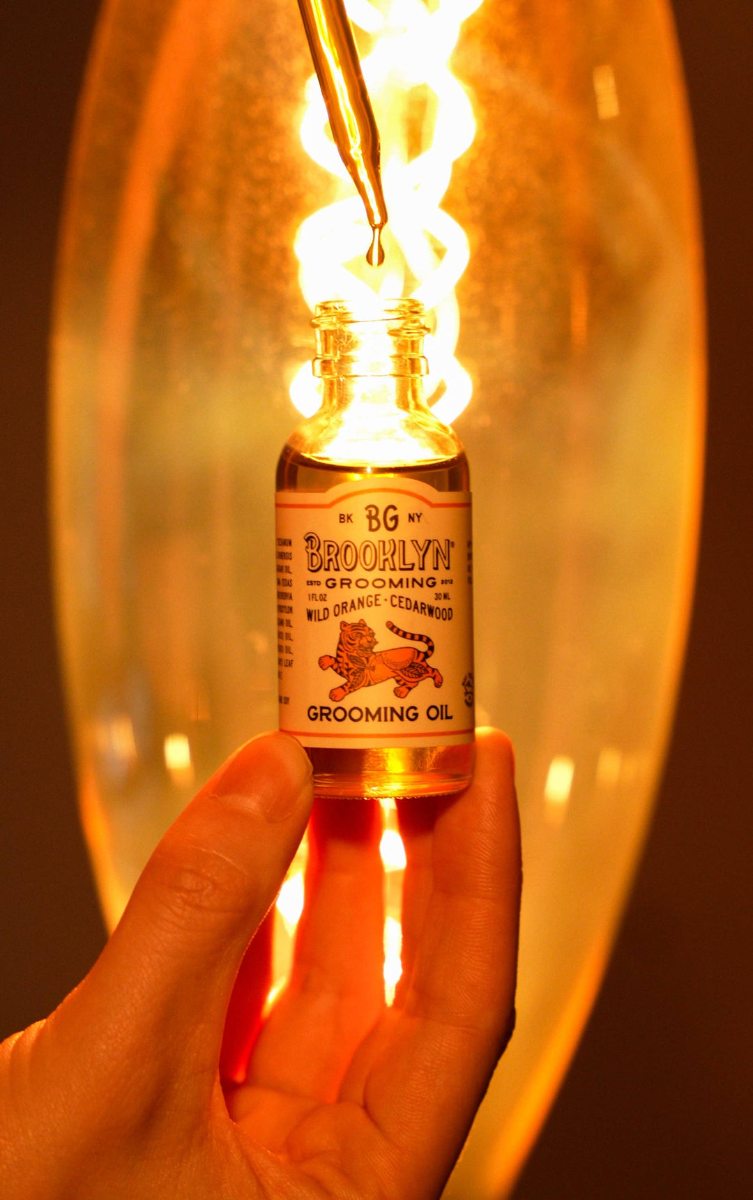 Wild orange and Cedar wood grooming oil