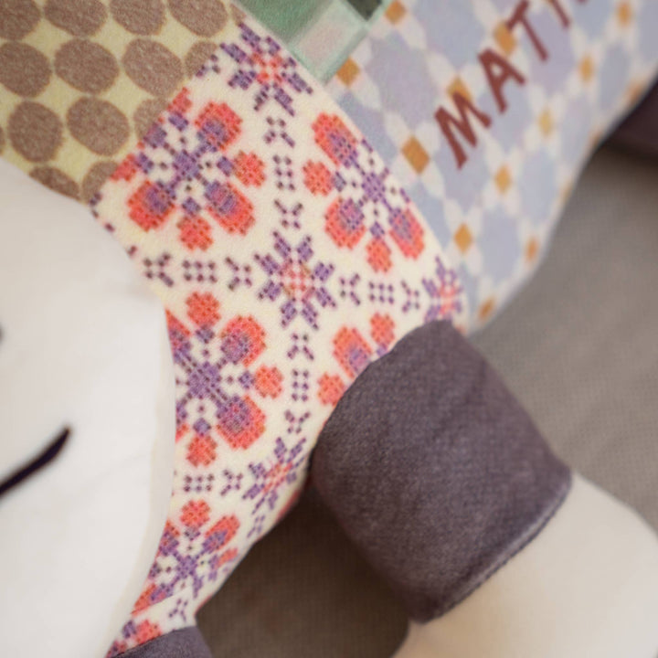 Matilda Patchwork Cat Pillow