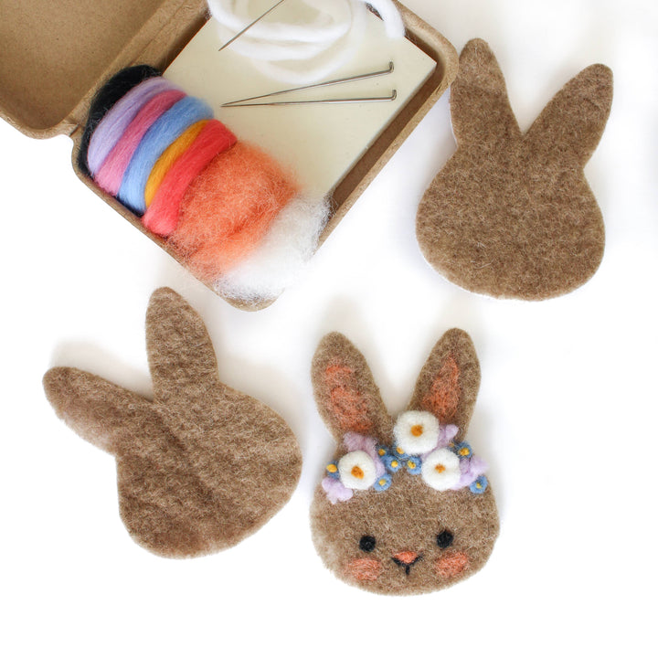 Mini Bunny Felting Craft Kit