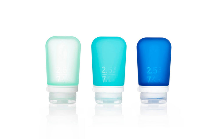 GoToob+ 3-Pack Refillable Silicone Travel Bottles