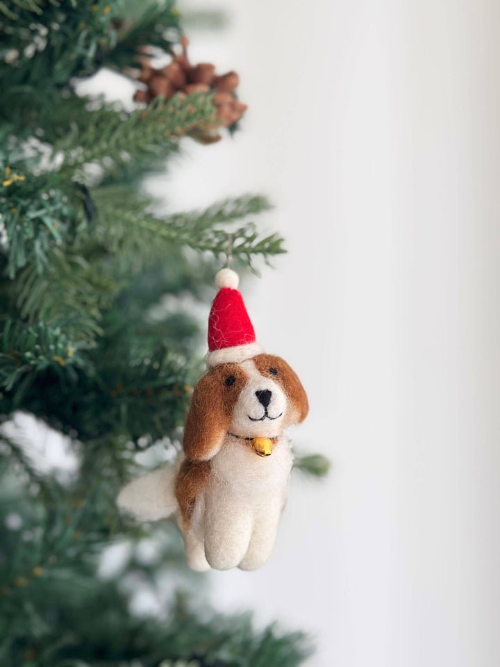 Cavalier King Charles Spaniel Felt Ornament