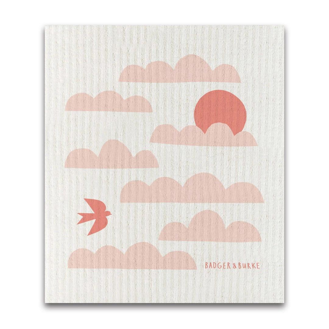 Cloudy Sky Swedish Dishcloth