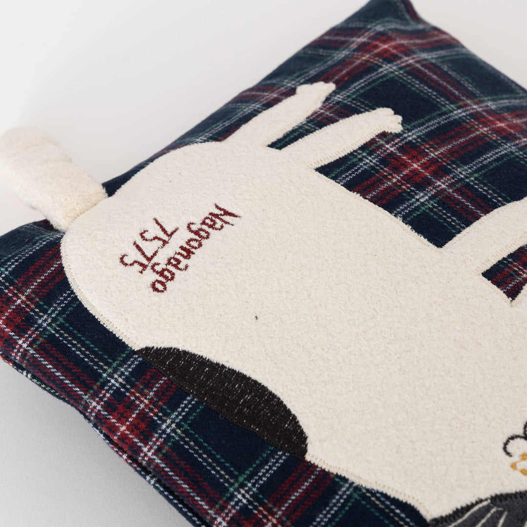Cat Embroidered Small Tote Bag