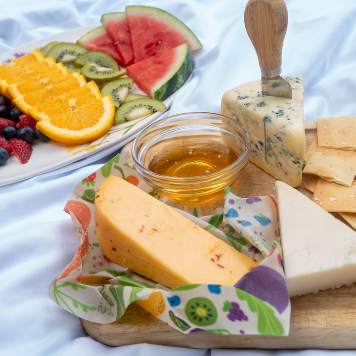 Bee's Wrap Cut-to-Size Roll - Garden Party print