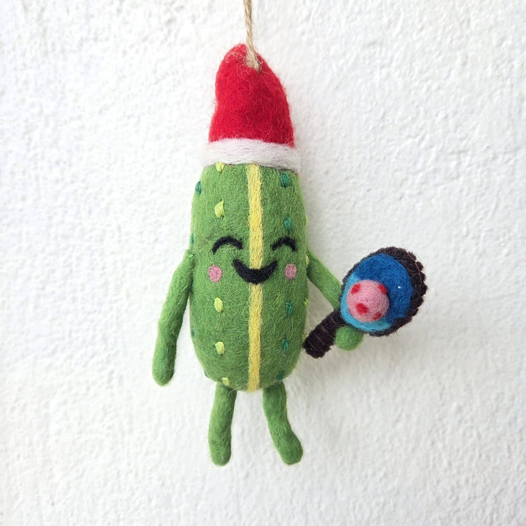 Pickle Pickleball Ornament