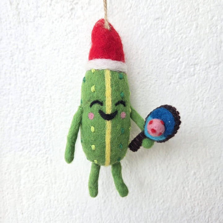 Pickle Pickleball Ornament
