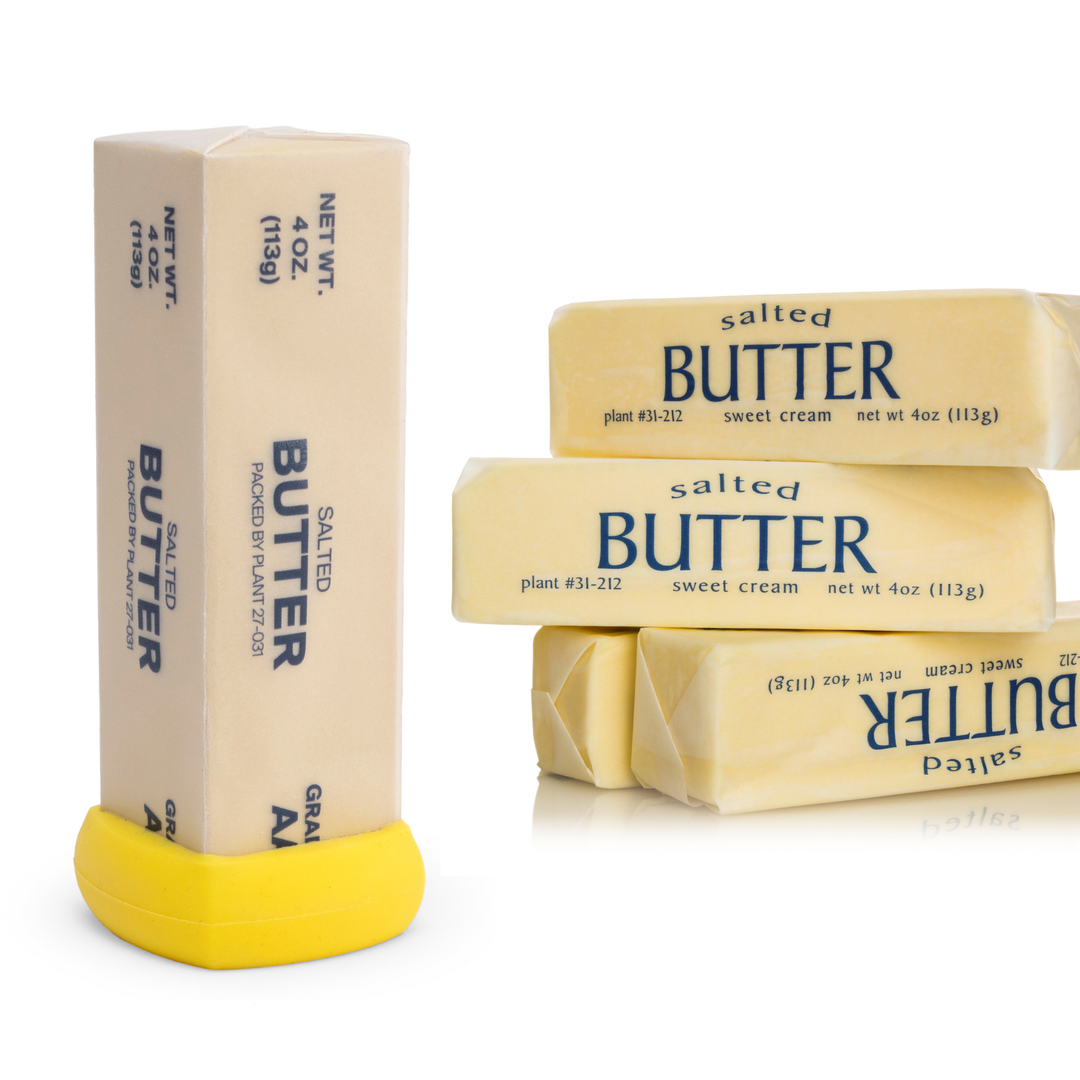 Reusable Silicone Butter Saver – Yellow