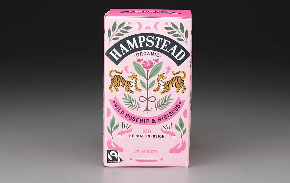 Hampstead Organic Rosehip & Hibiscus (20 Teabags)