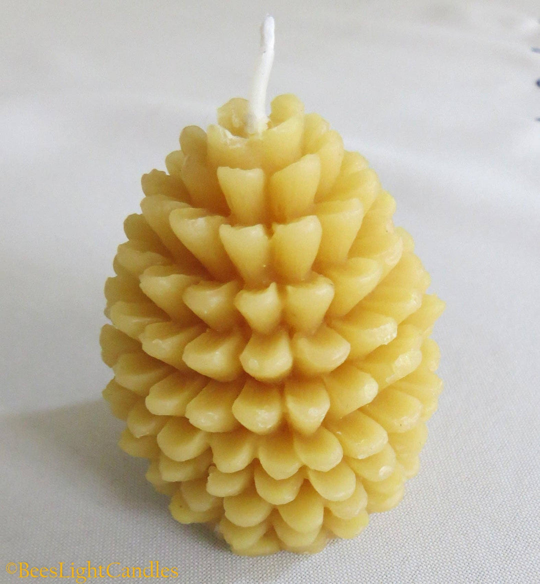 Beeswax Pine Cone Candle