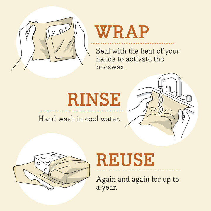 Bee's Wrap Assorted 3 Pack - Honeycomb