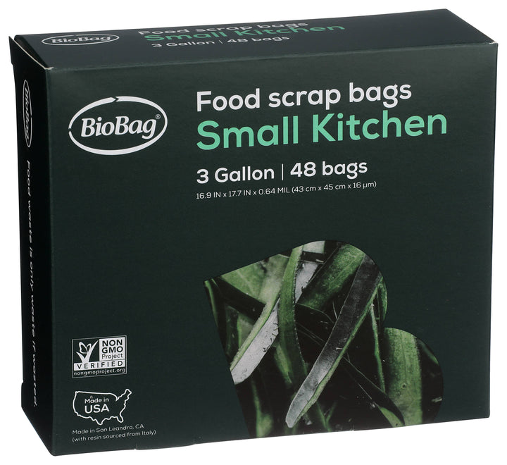 100% Compostable 3-Gallon Food Waste Bag